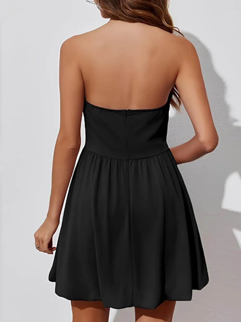 Ruched Tube Mini Dress - Blushé Belle
