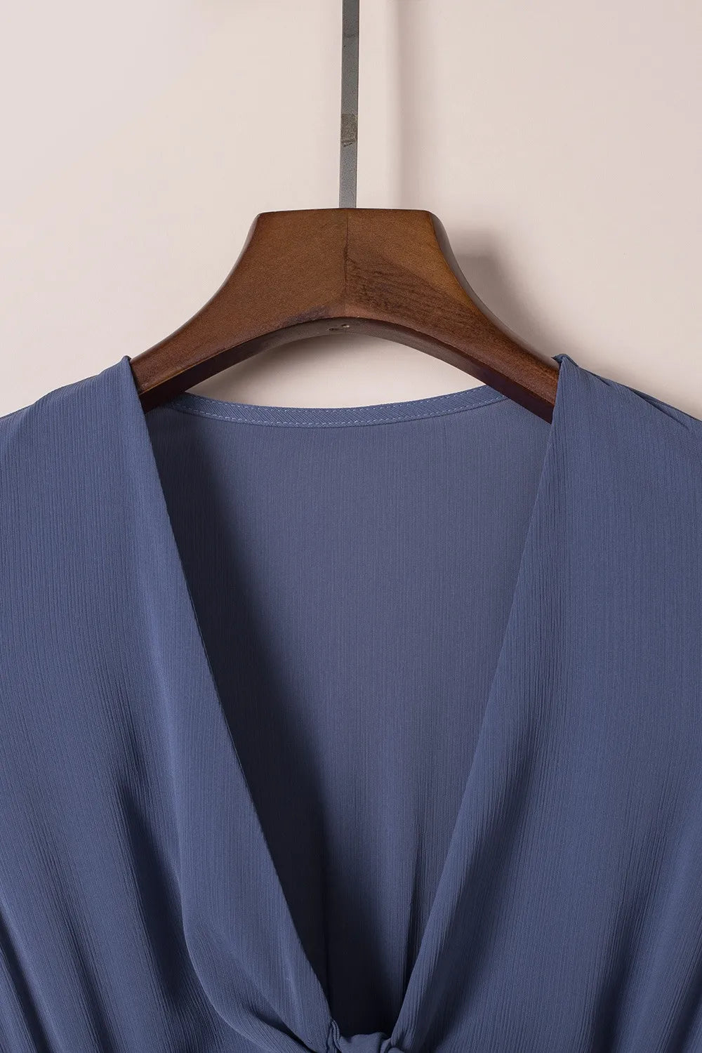 Tie-Front Mini Dress with Smocked Waist - Blushé Belle