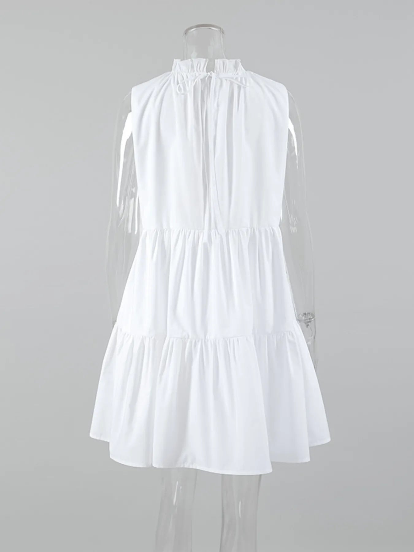 Tiered Sleeveless Summer Mini Dress - Blushé Belle