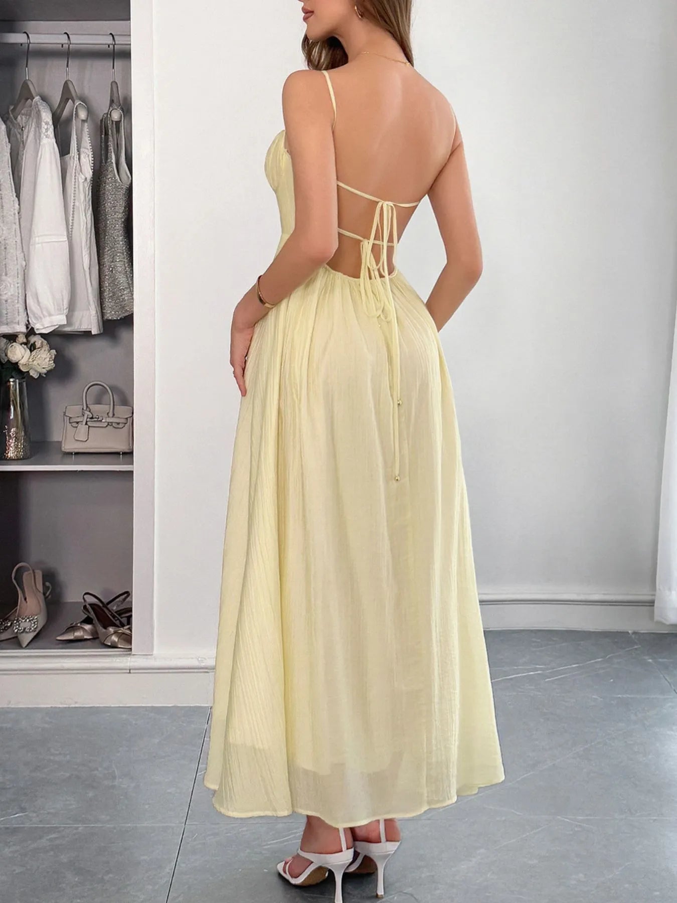 Sweetheart Neck Cami Dress - Blushé Belle
