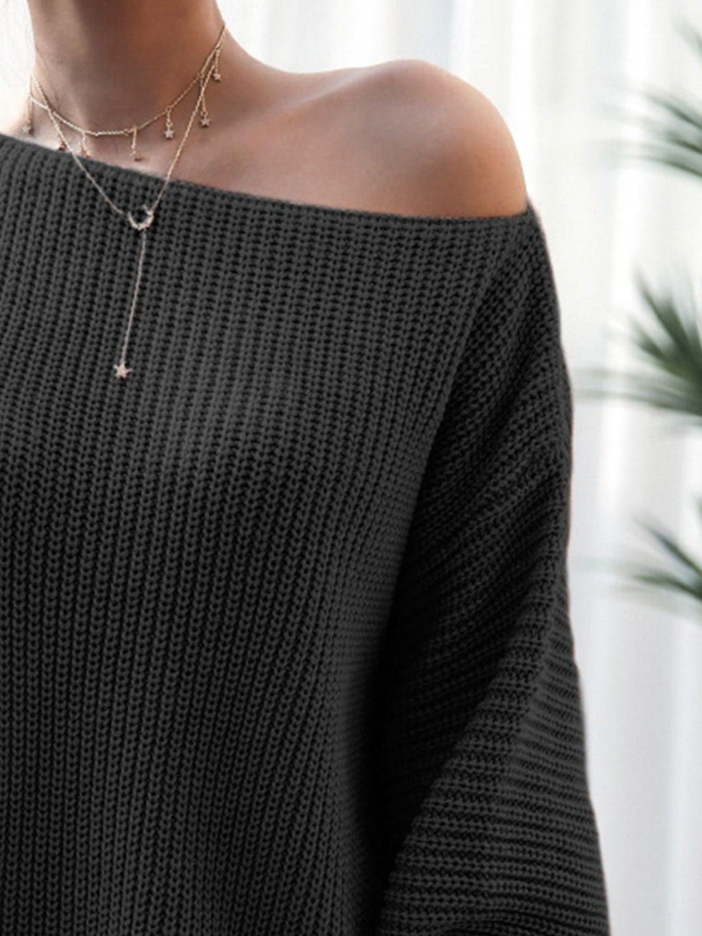 Rib-Knit Mini Sweater Dress - Blushé Belle