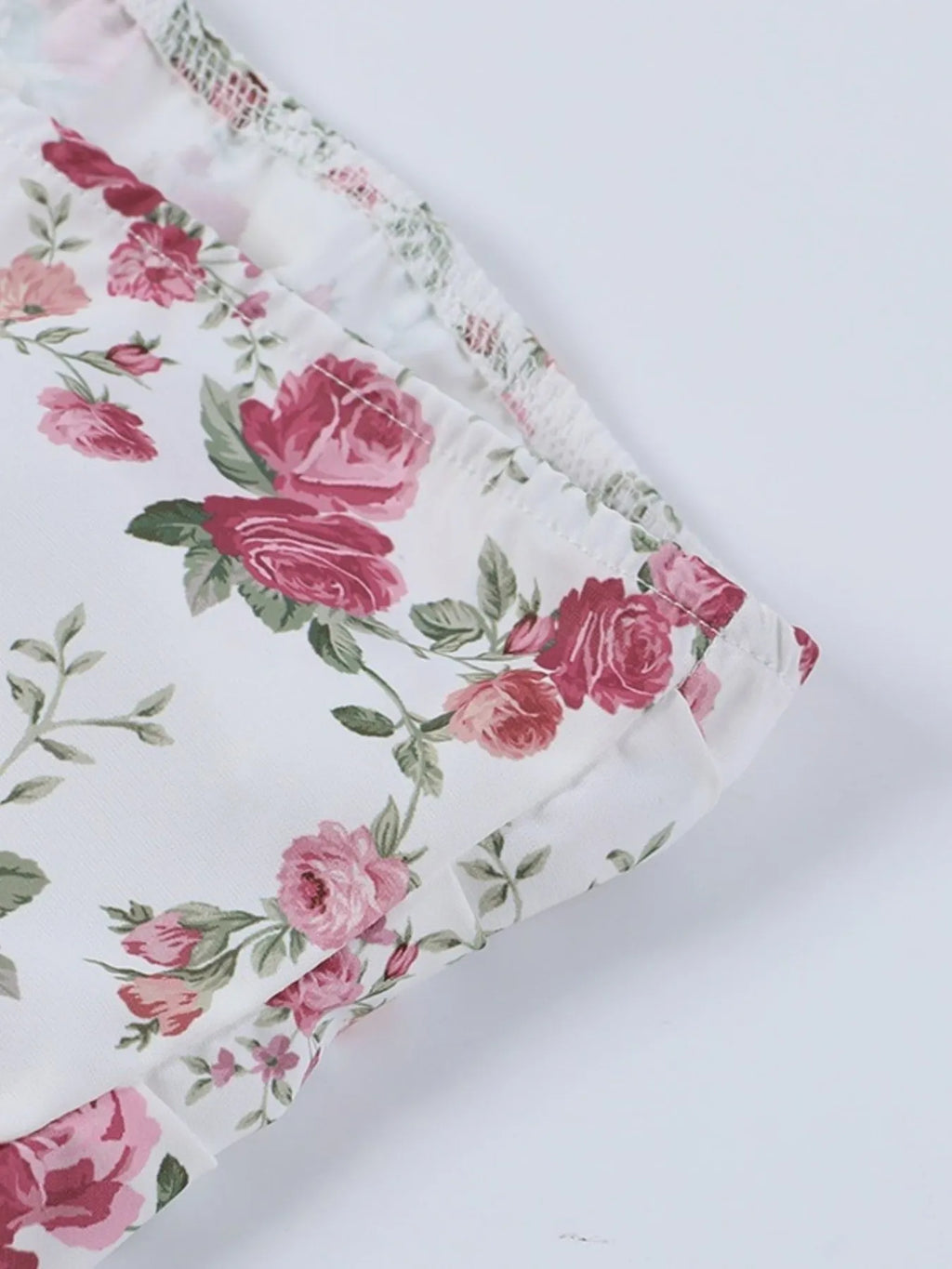 Floral Print Strapless Mini Dress - Blushé Belle