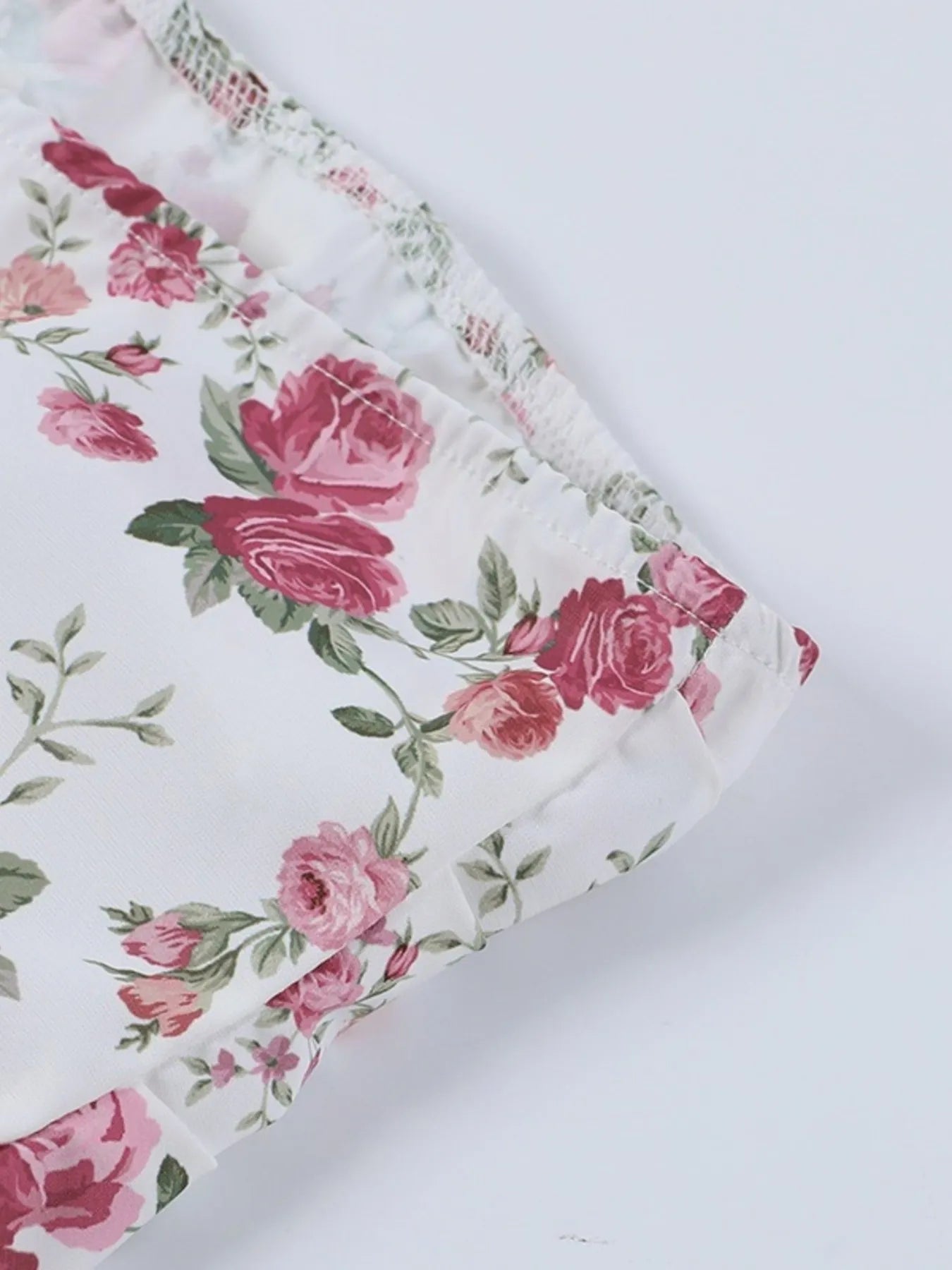 Floral Print Strapless Mini Dress - Blushé Belle