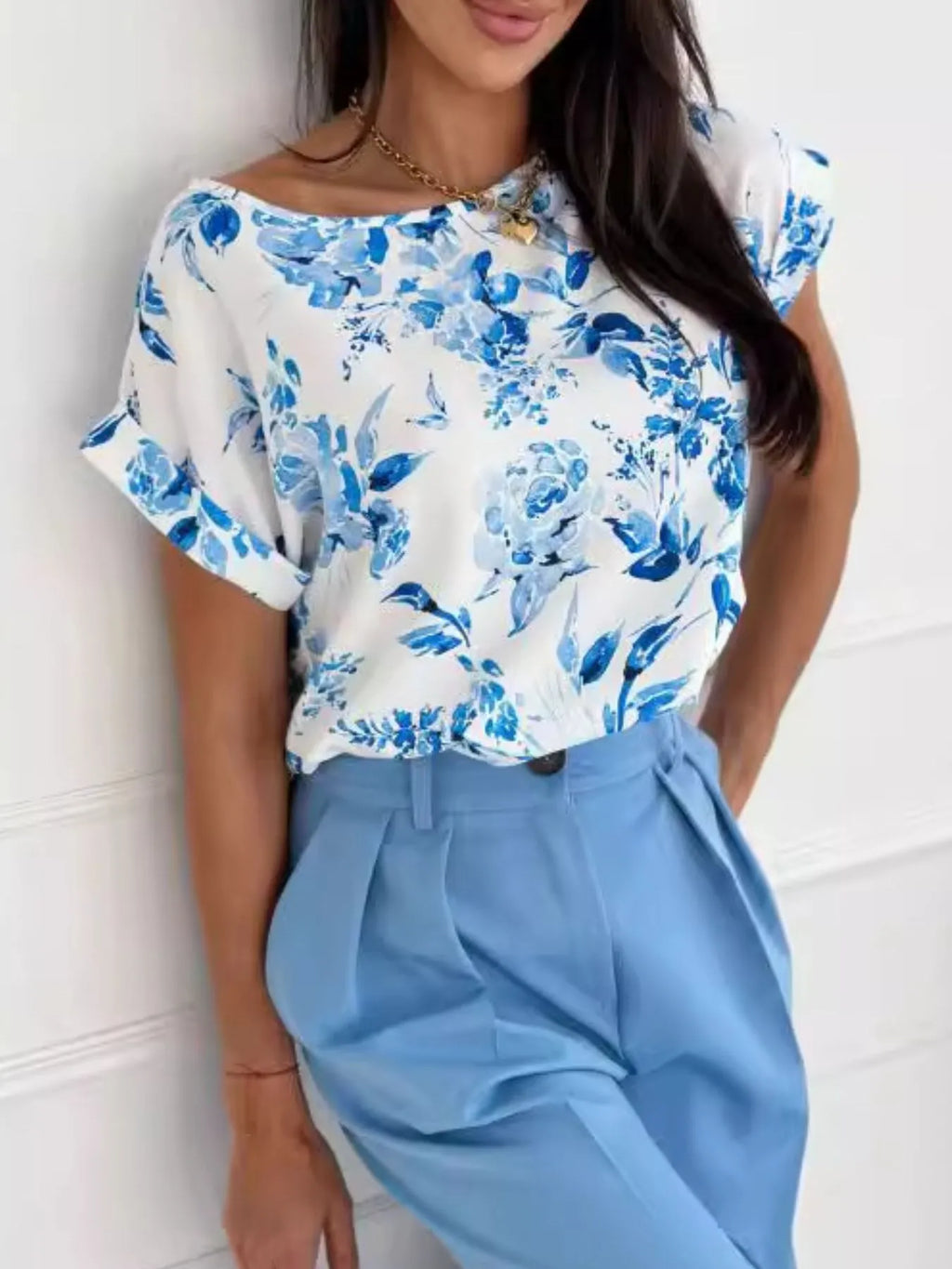 Classic Rolled Sleeve T-Shirt - Blushé Belle