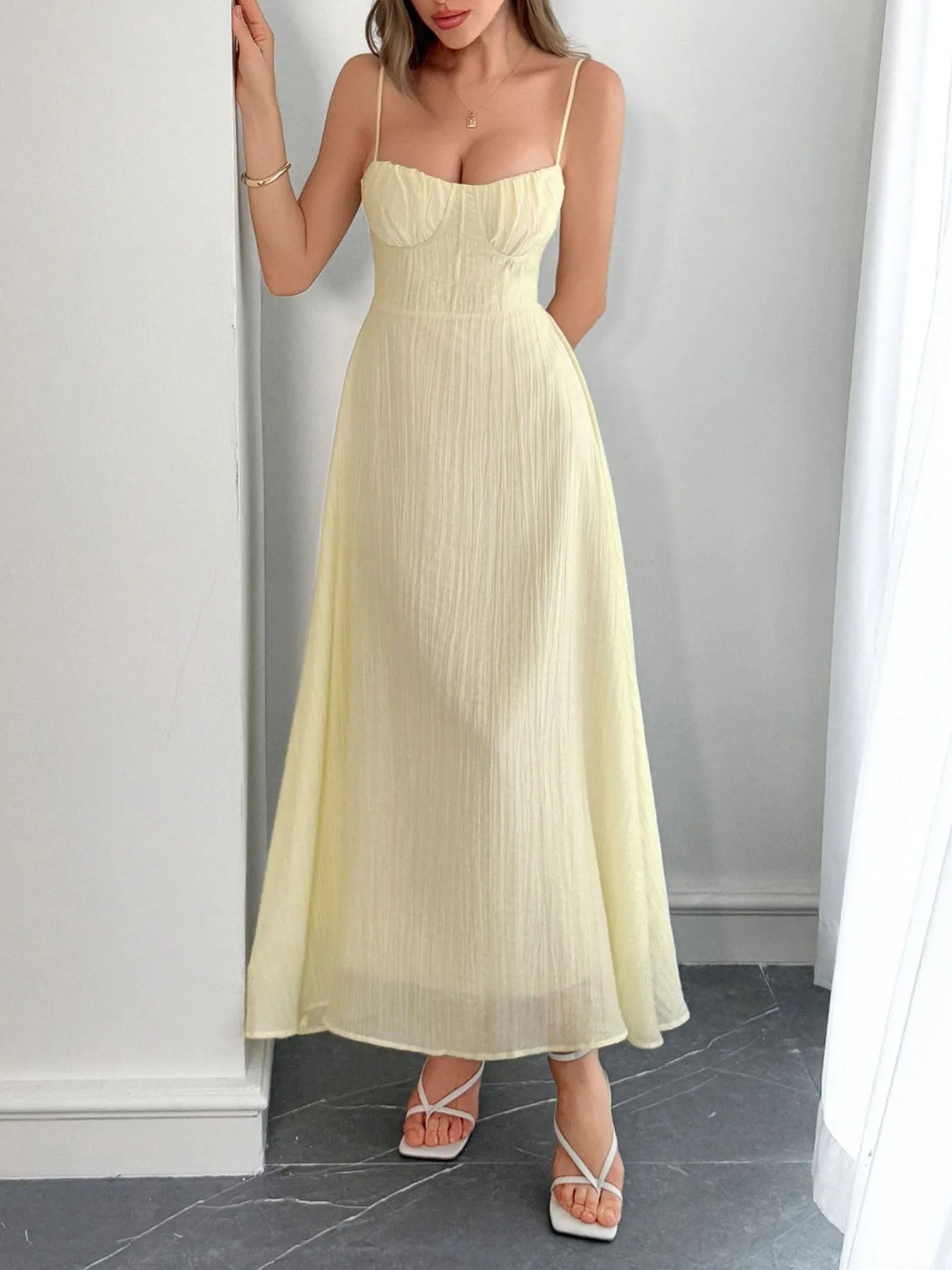 Sweetheart Neck Cami Dress - Blushé Belle