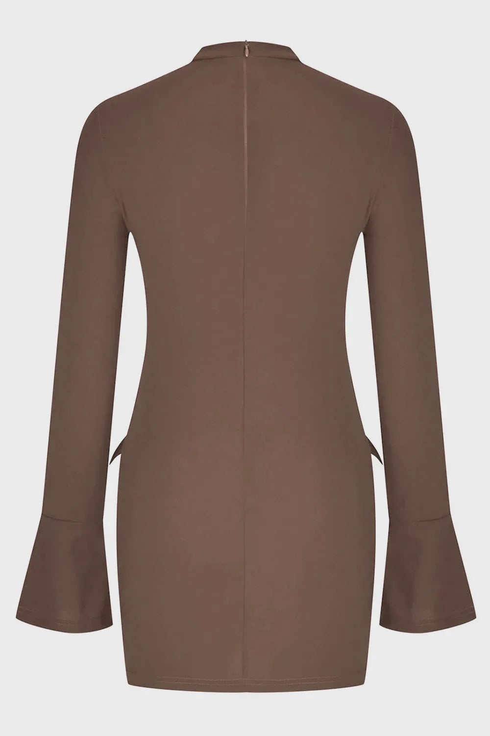Mock Neck Long Sleeve Mini Dress - Blushé Belle