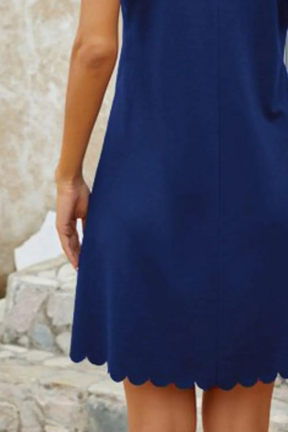 Mock Neck Sleeveless Mini Dress - Blushé Belle