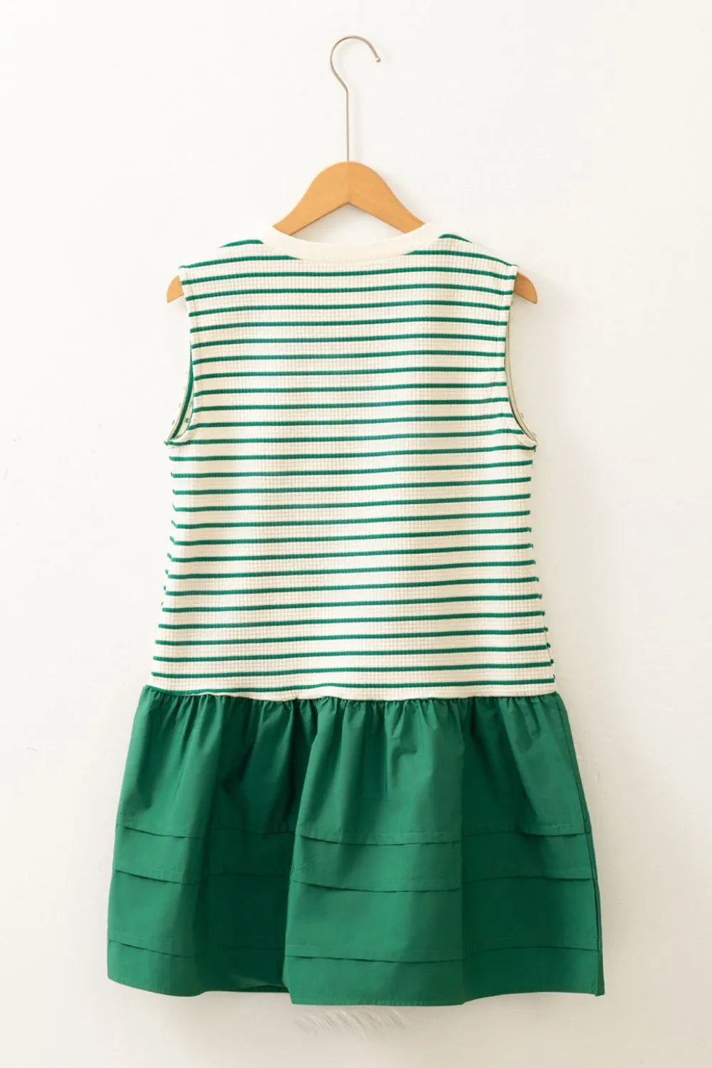 Stripe Woven Sleeveless Mini Dress - Blushé Belle
