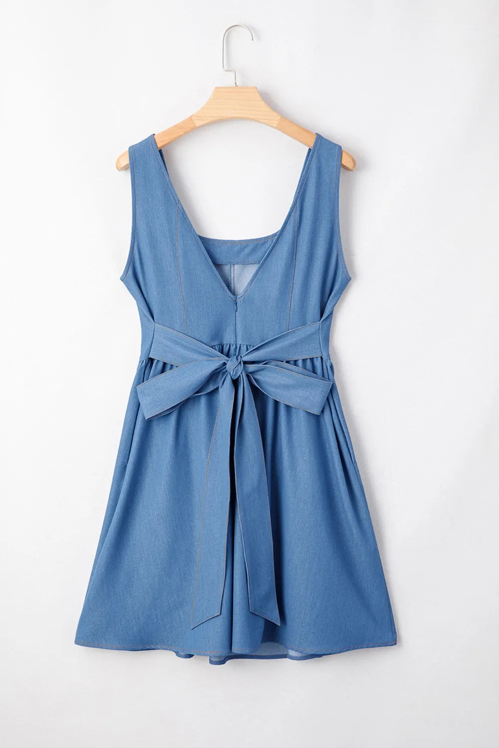 Square Neck Sleeveless Mini Dress - Blushé Belle