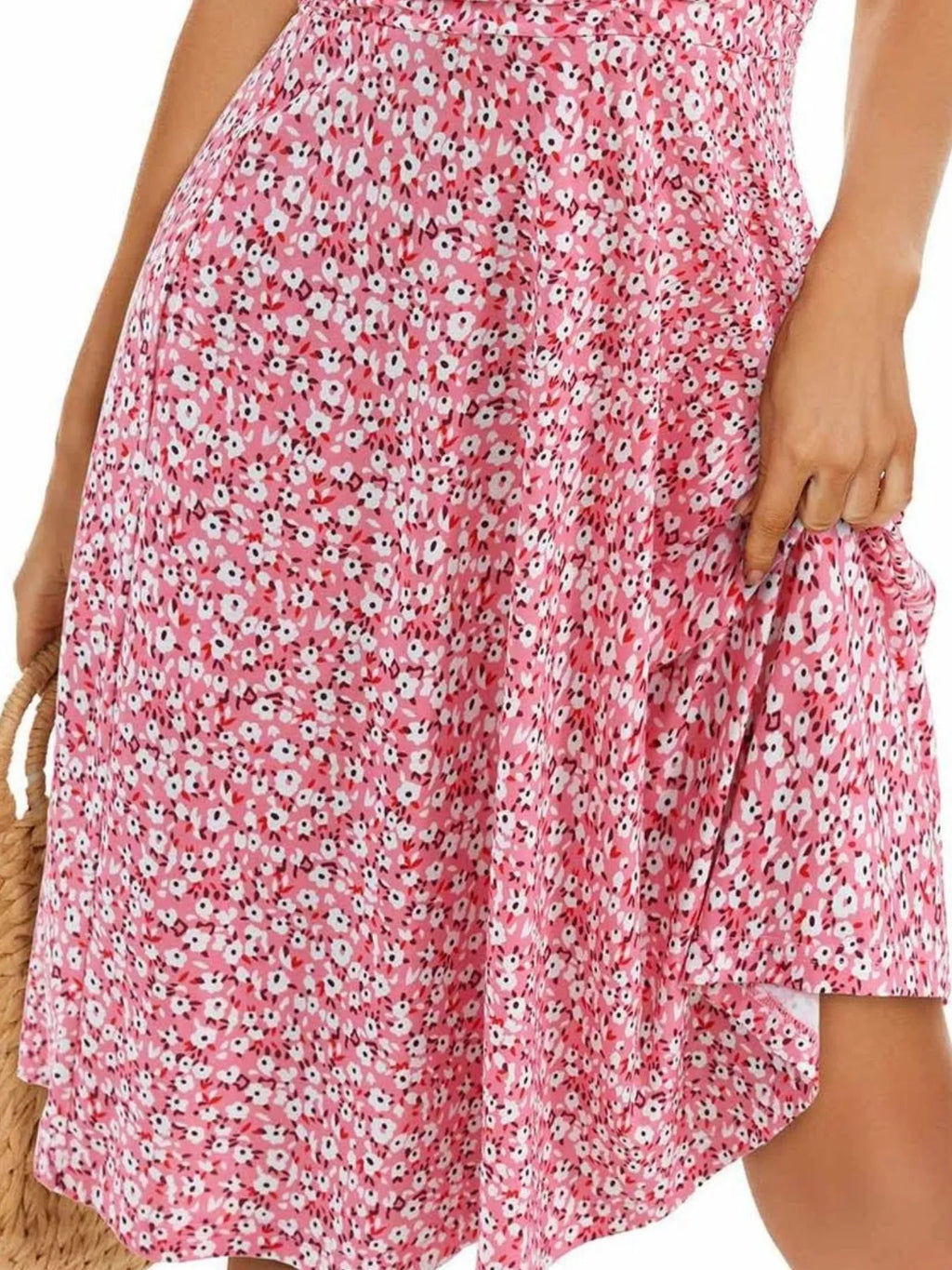 Printed Halter Neck Dress - Blushé Belle