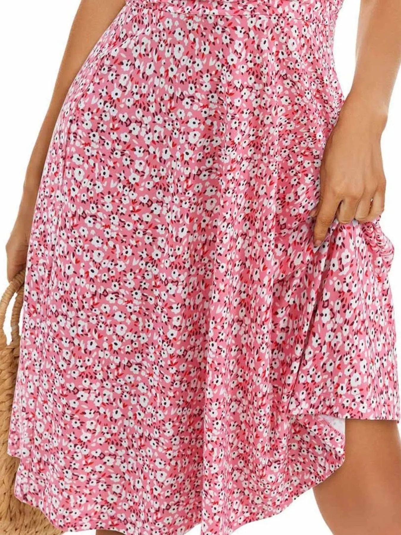 Printed Halter Neck Dress - Blushé Belle