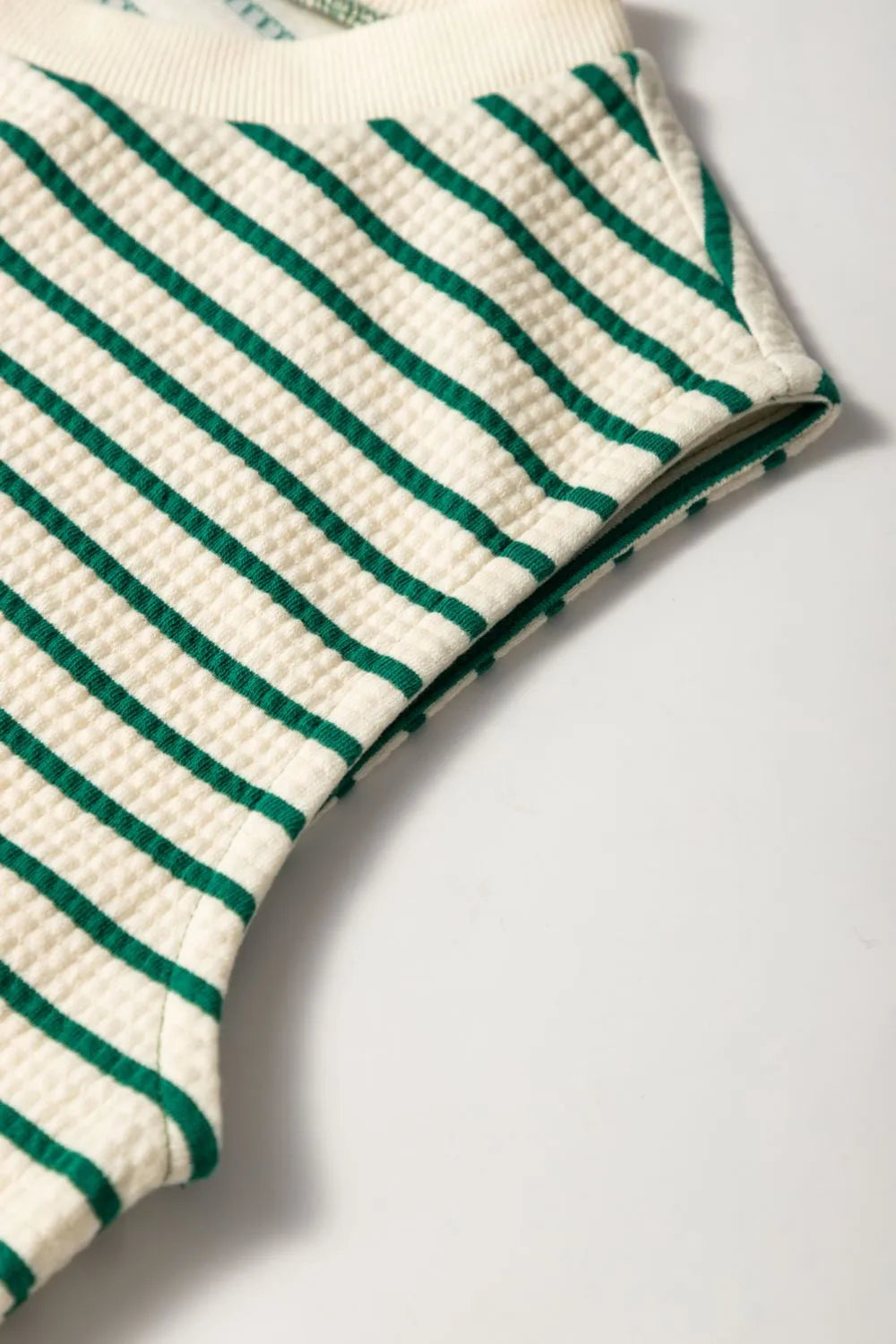 Stripe Woven Sleeveless Mini Dress - Blushé Belle