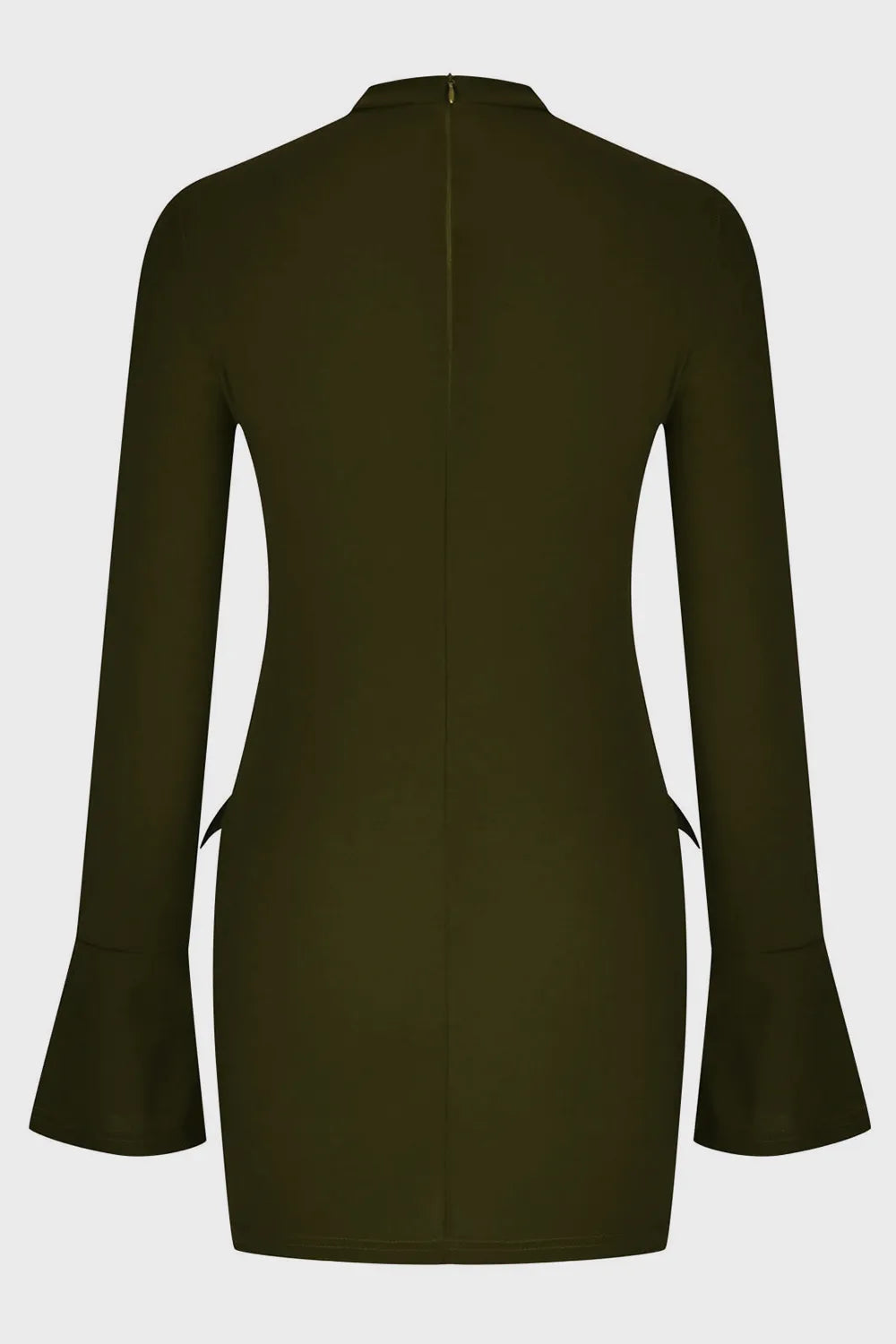 Mock Neck Long Sleeve Mini Dress - Blushé Belle