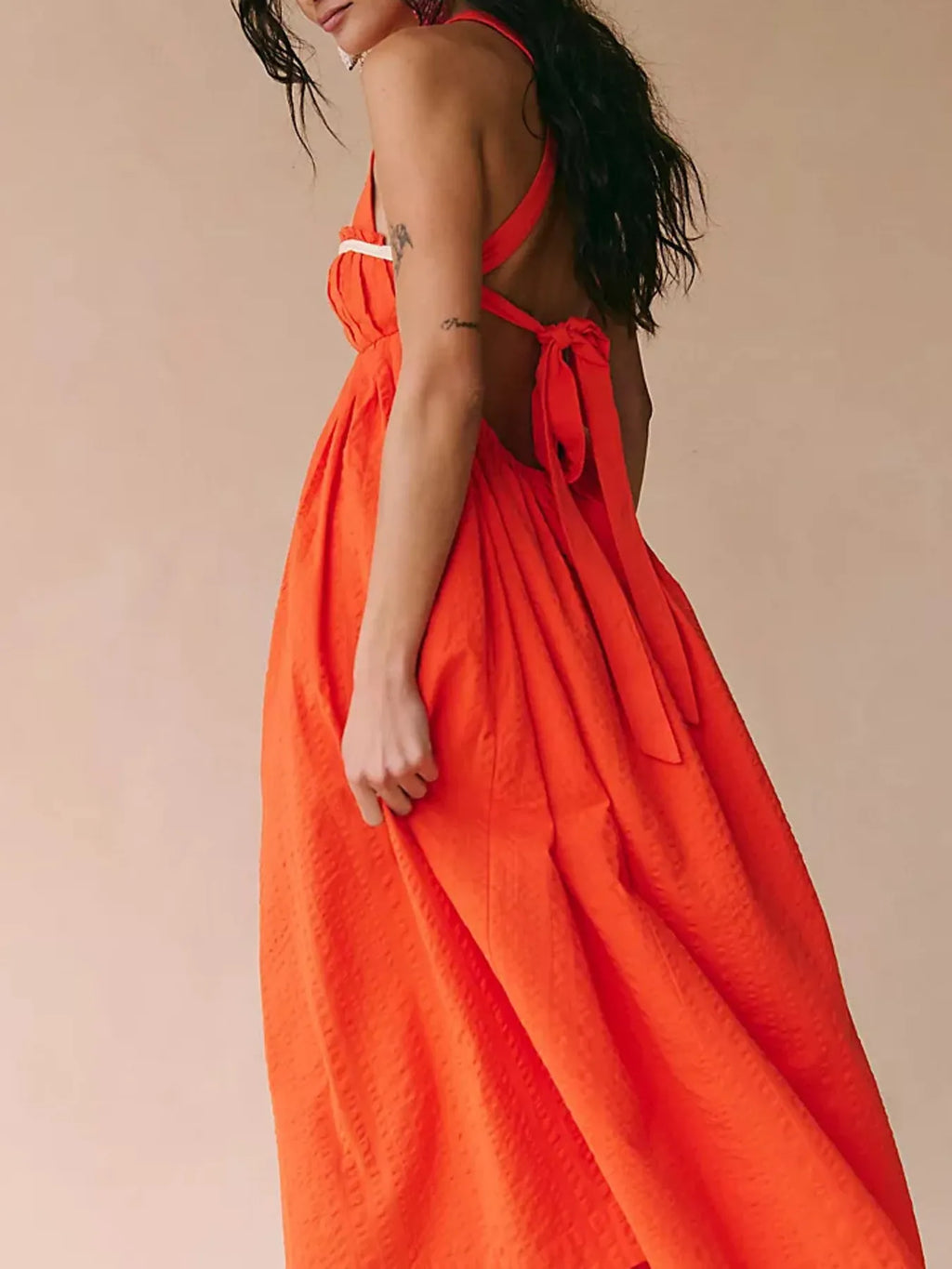 Sweetheart Neck Midi Dress - Blushé Belle