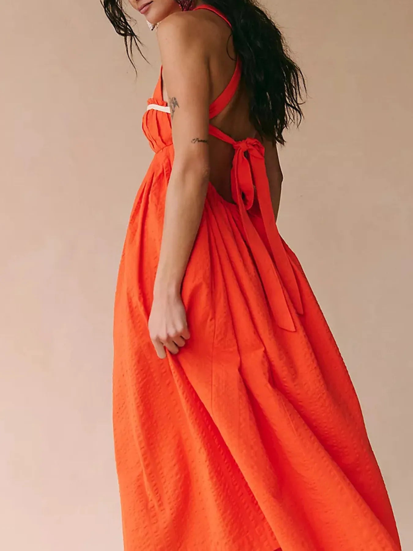 Sweetheart Neck Midi Dress - Blushé Belle