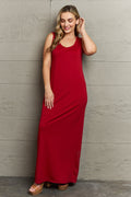 Plus Size Scoop Neck Maxi Tank Dress - Blushé Belle
