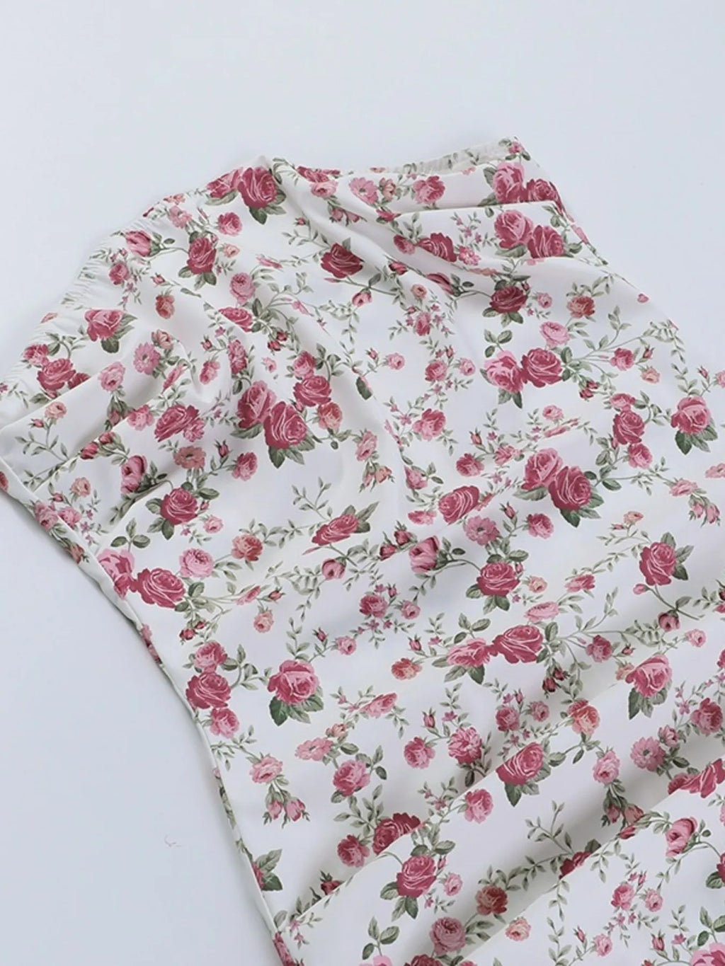 Floral Print Strapless Mini Dress - Blushé Belle
