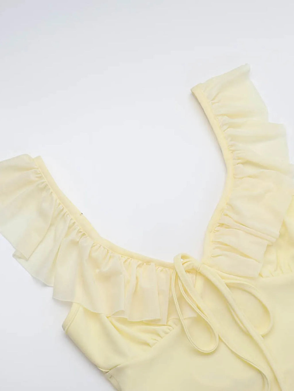 Ruffled V-Neck Sleeveless Maxi Dress - Blushé Belle