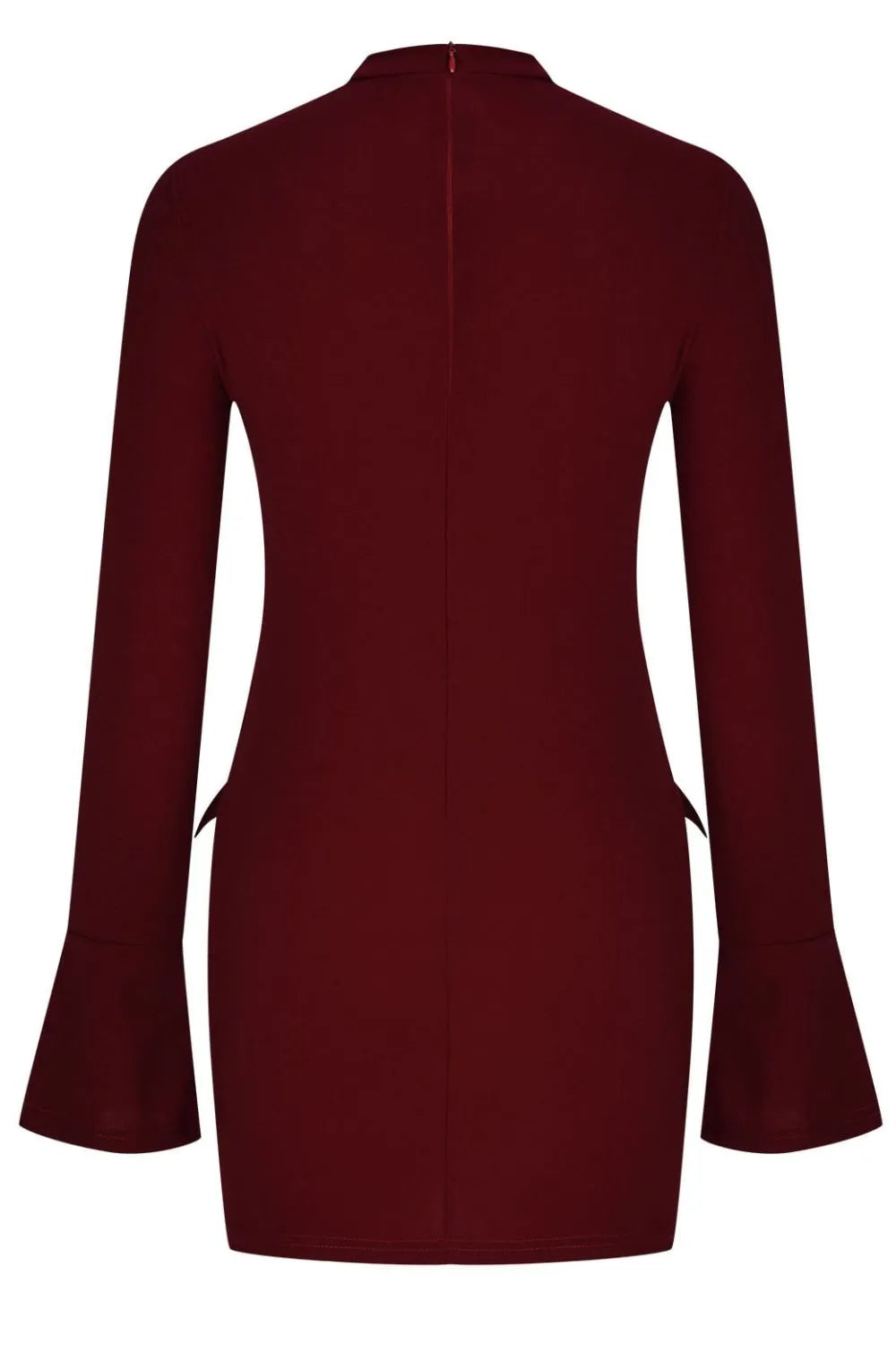 Mock Neck Long Sleeve Mini Dress - Blushé Belle