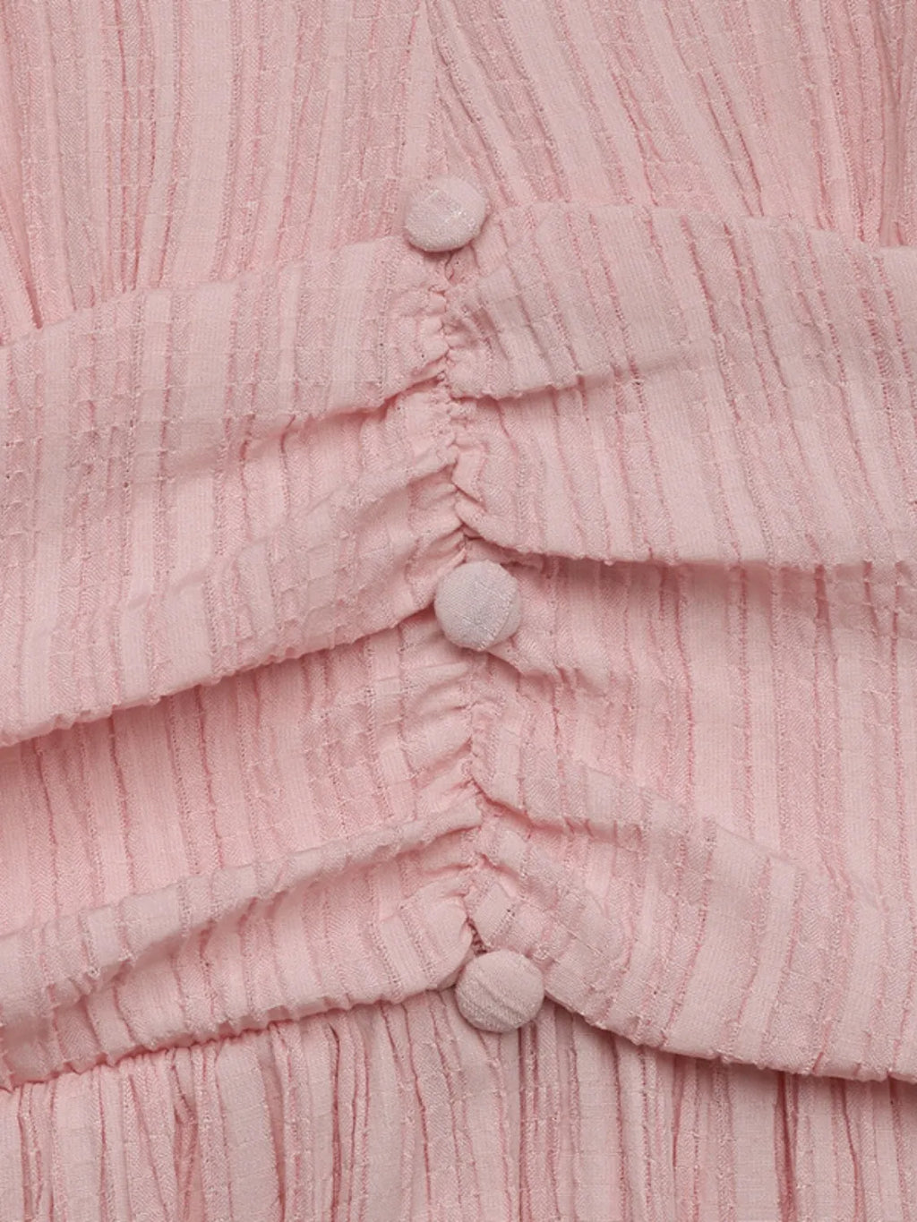 V-Neck Puff Sleeve Dress - Blushé Belle