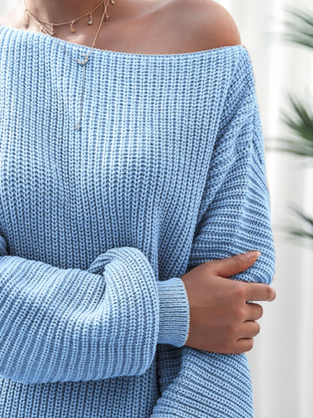 Rib-Knit Mini Sweater Dress - Blushé Belle
