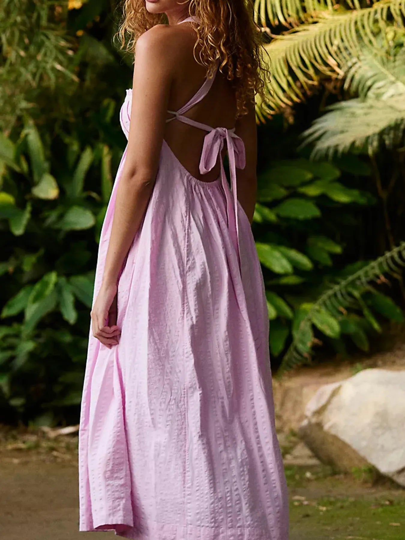 Sweetheart Neck Midi Dress - Blushé Belle