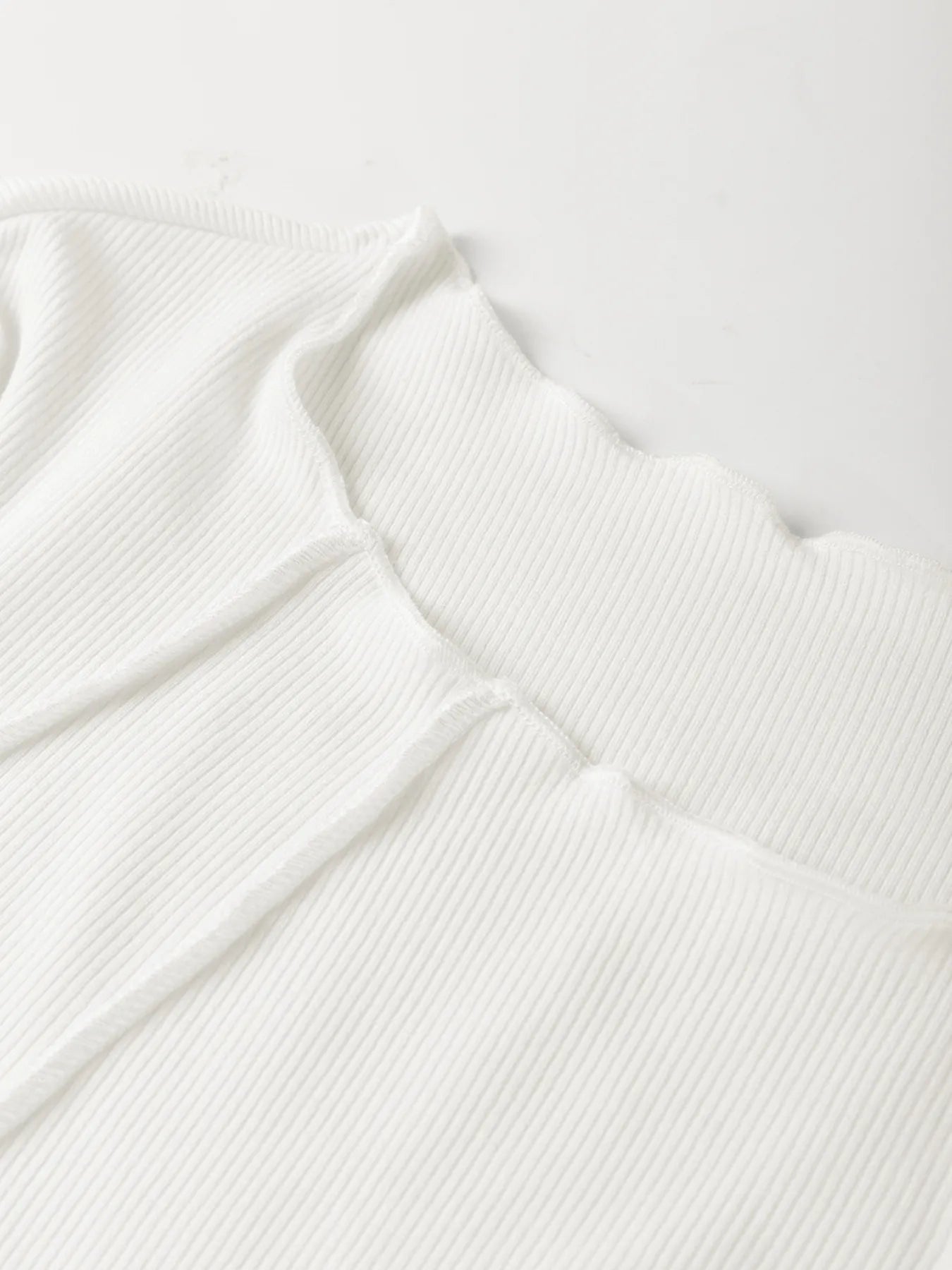 Exposed Seam Slim Fit Long Sleeve Top - Blushé Belle