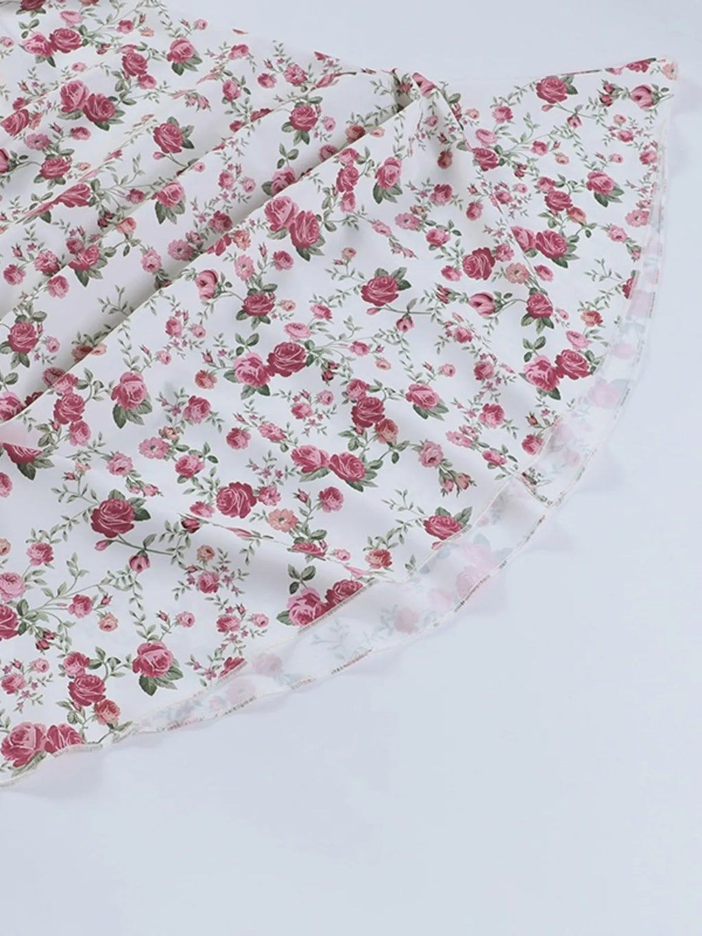 Floral Print Strapless Mini Dress - Blushé Belle