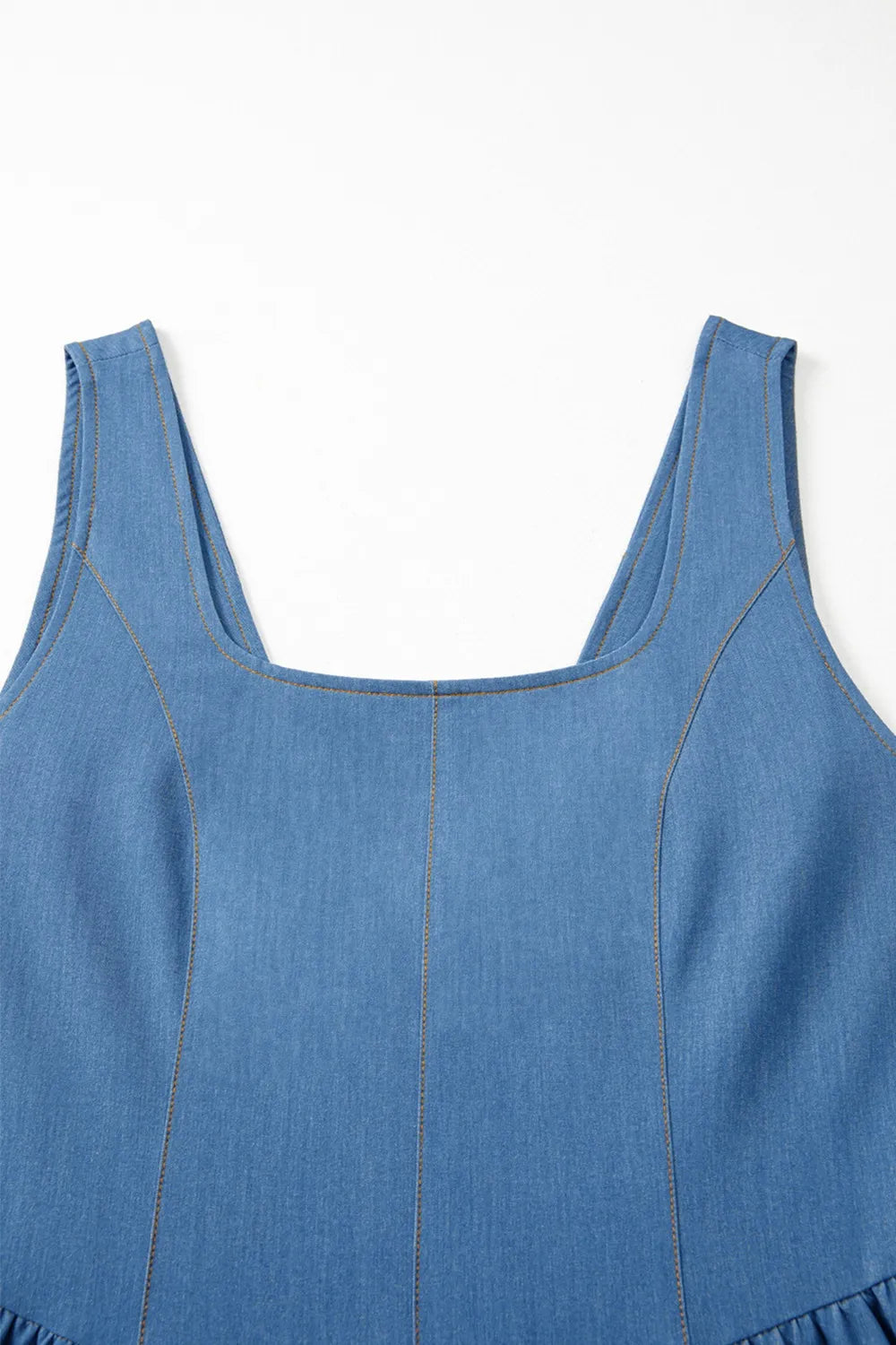 Square Neck Sleeveless Mini Dress - Blushé Belle