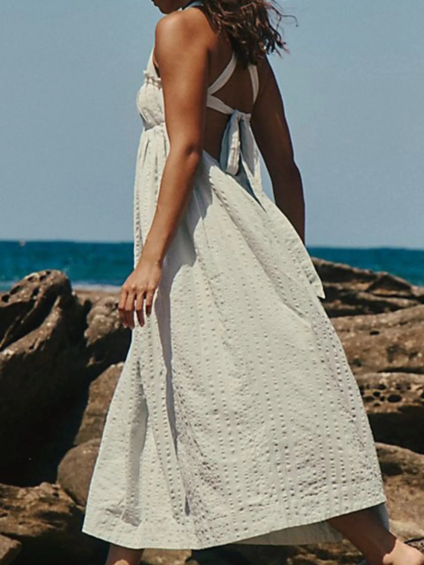 Sweetheart Neck Midi Dress - Blushé Belle
