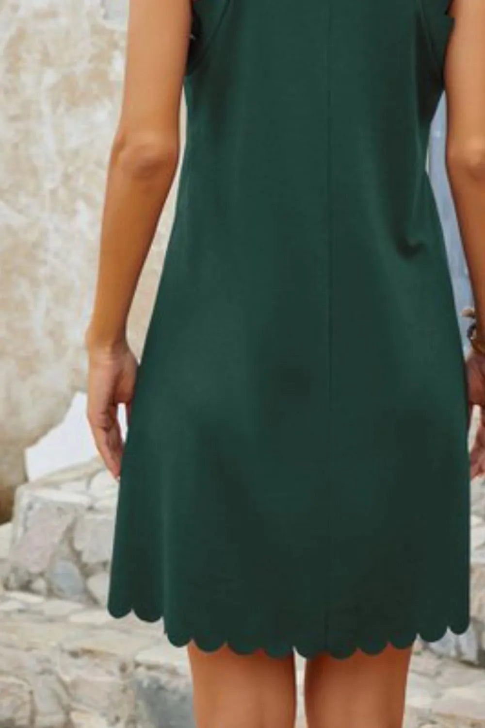 Mock Neck Sleeveless Mini Dress - Blushé Belle