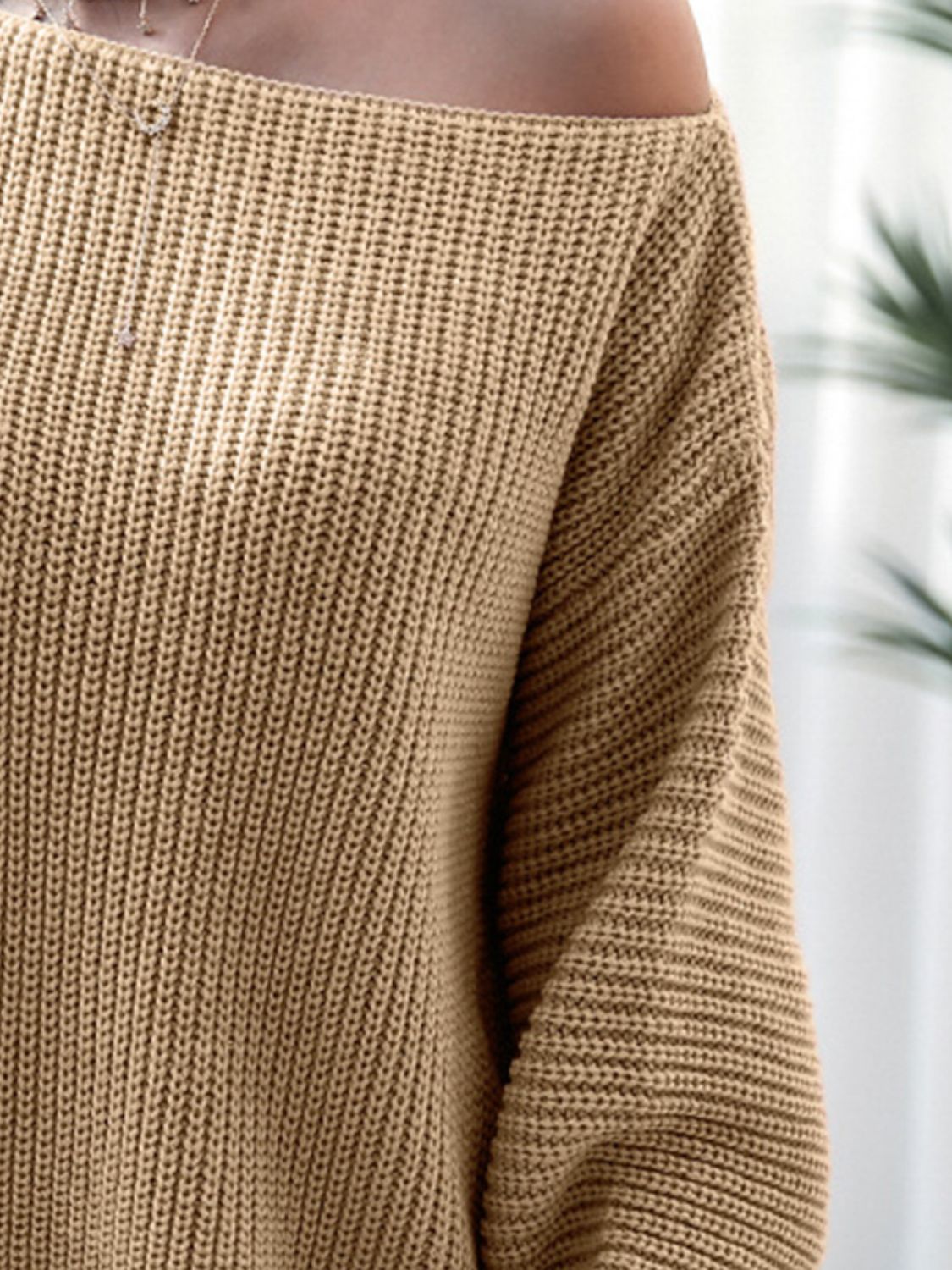 Rib-Knit Mini Sweater Dress - Blushé Belle
