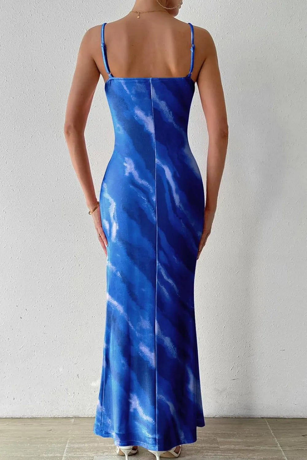 Printed Sleeveless Maxi Cami Dress - Blushé Belle