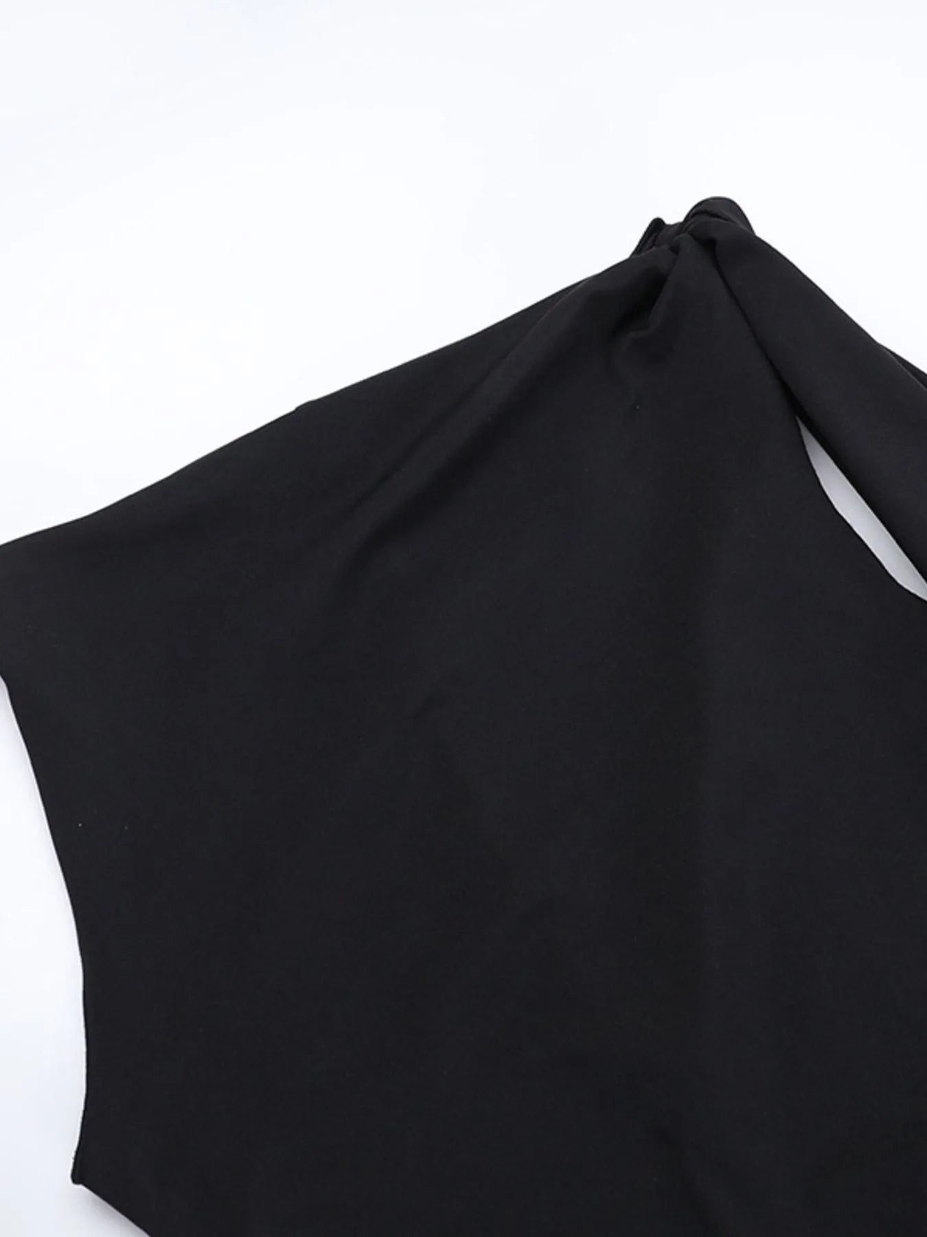 Asymmetrical Tied Sleeveless Maxi Dress - Blushé Belle