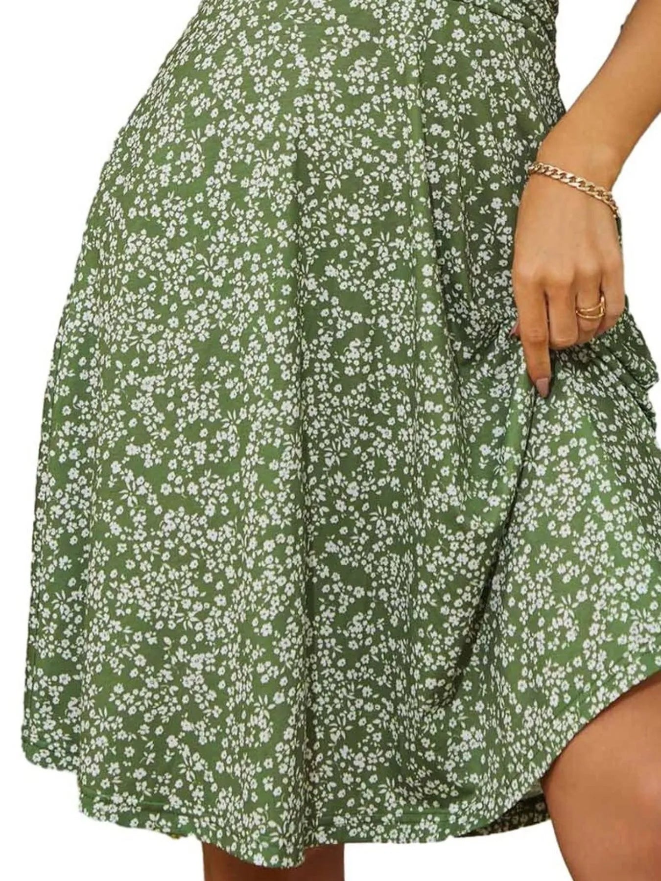 Printed Halter Neck Dress - Blushé Belle