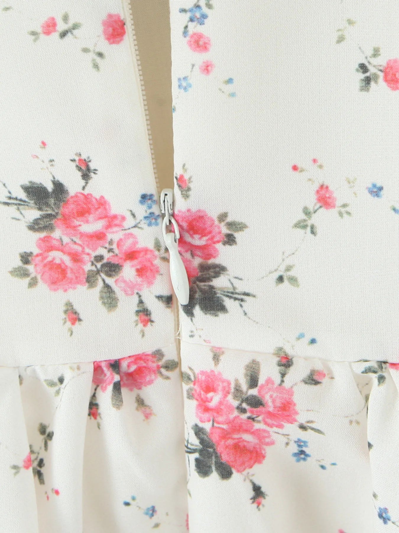 Off-Shoulder Floral Lace Trim Mini Dress - Blushé Belle