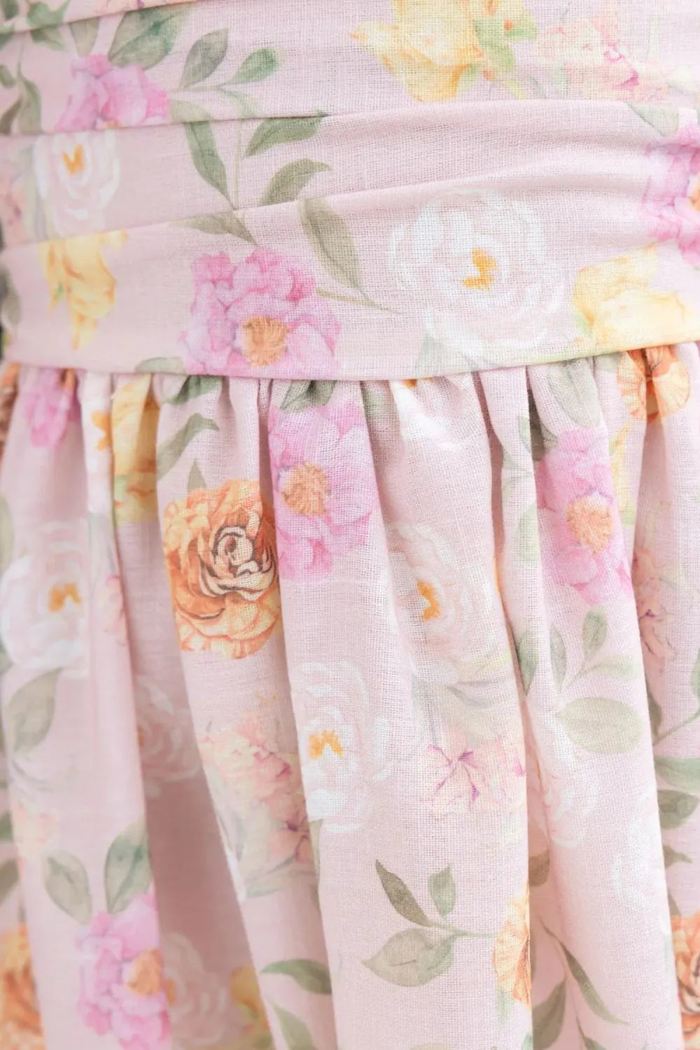 Printed Tie Shoulder Midi Cami Dress - Blushé Belle