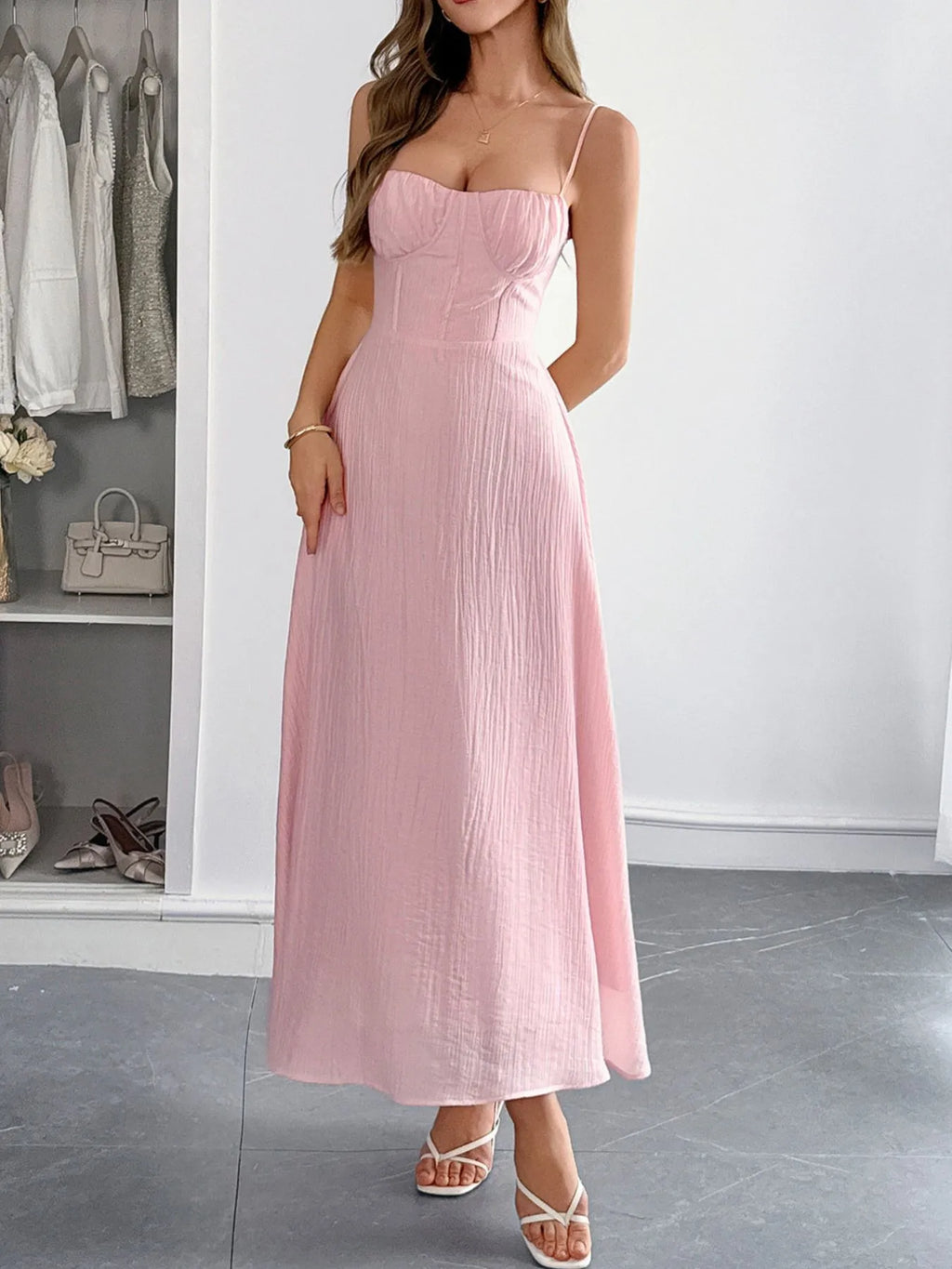Sweetheart Neck Cami Dress - Blushé Belle