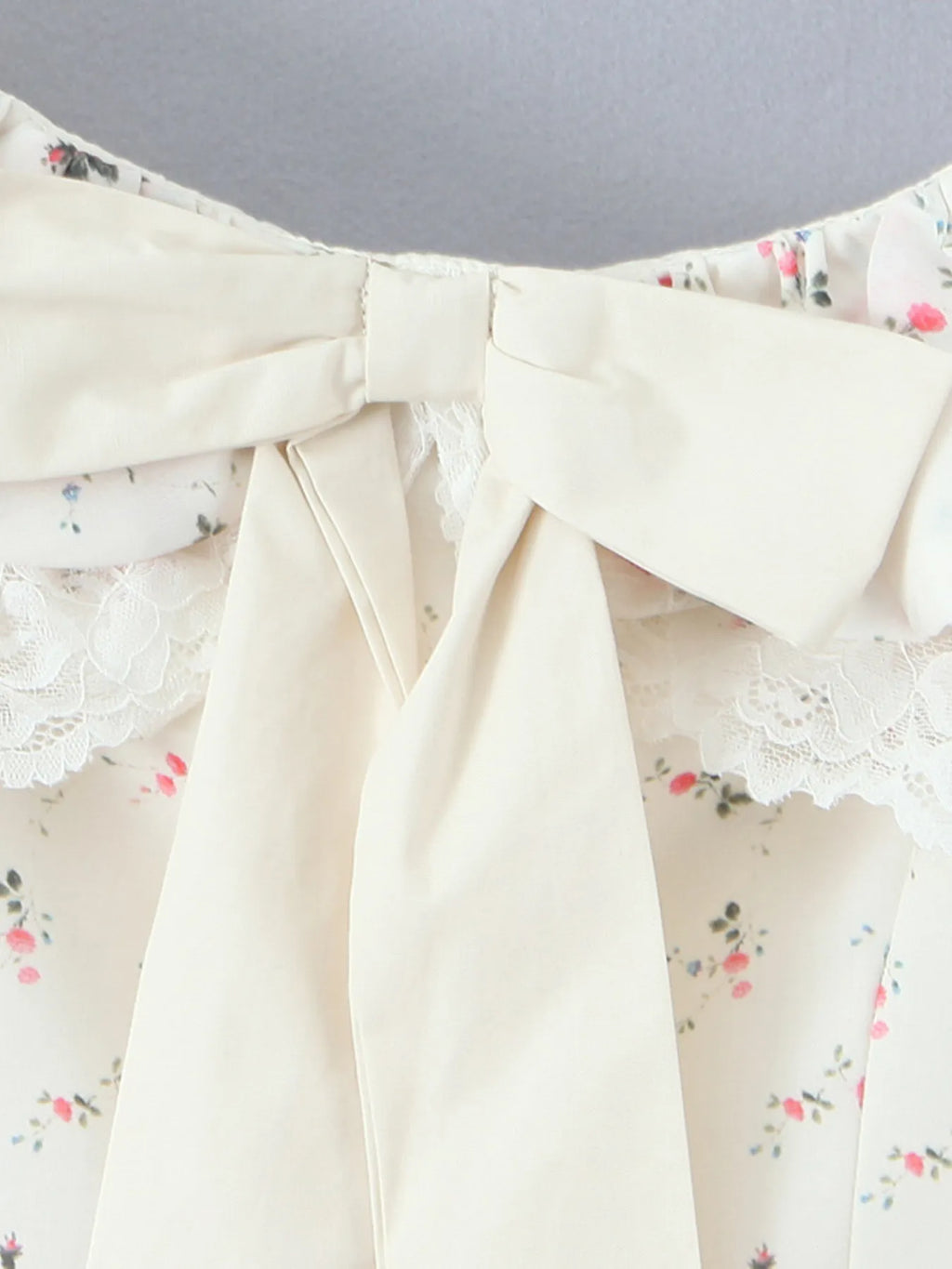 Off-Shoulder Floral Lace Trim Mini Dress - Blushé Belle