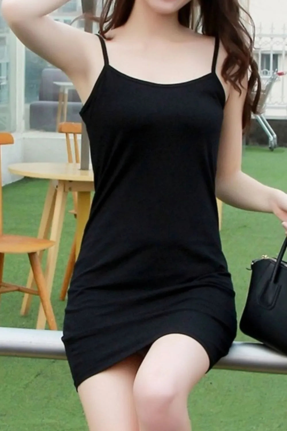 Scoop Neck Mini Cami Dress - Blushé Belle