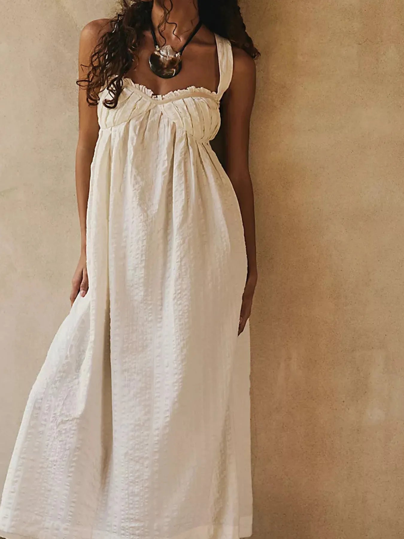 Sweetheart Neck Midi Dress - Blushé Belle