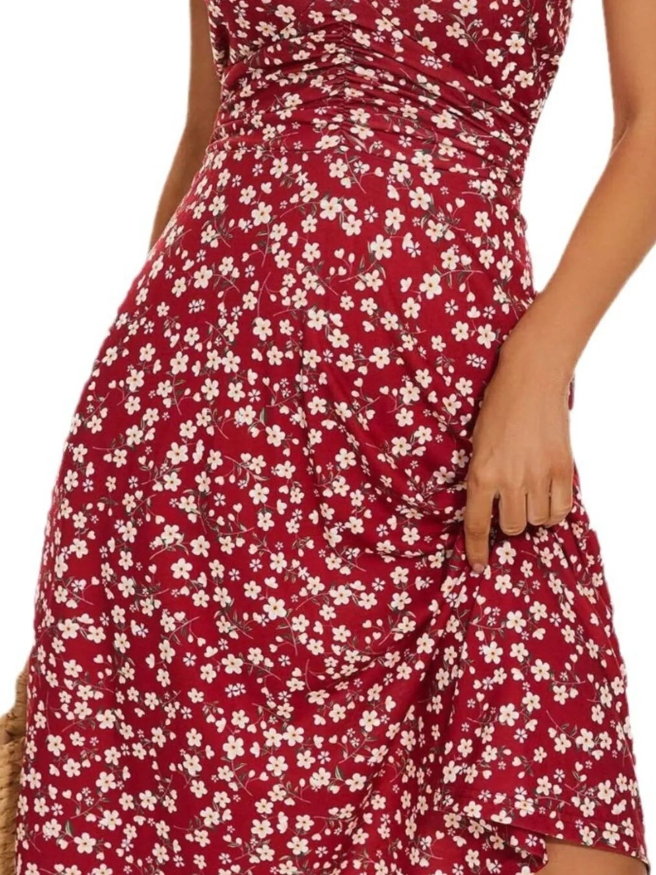 Printed Halter Neck Dress - Blushé Belle