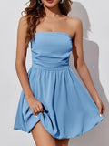 Ruched Tube Mini Dress - Blushé Belle