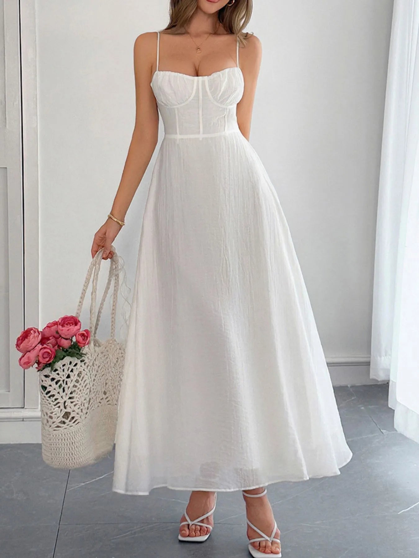 Sweetheart Neck Cami Dress - Blushé Belle